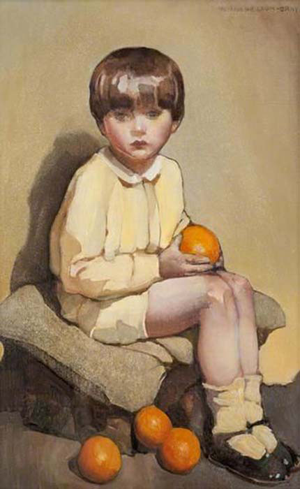 Boy with Oranges